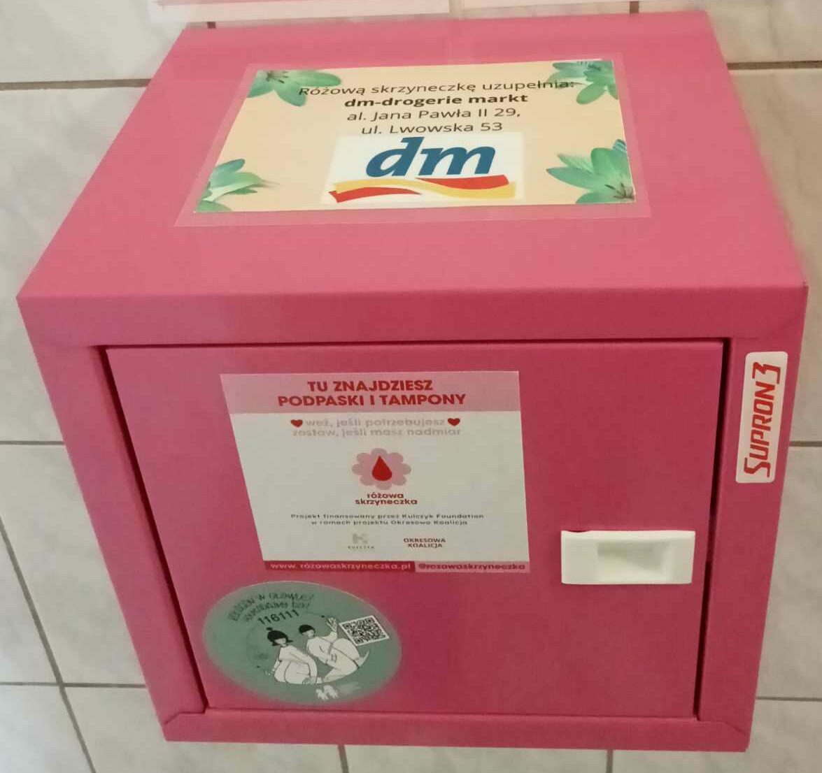Podziękowania dla Rady Rodziców i drogerii dm
