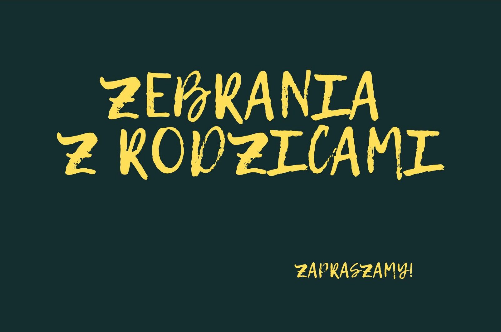 Zebrania z rodzicami