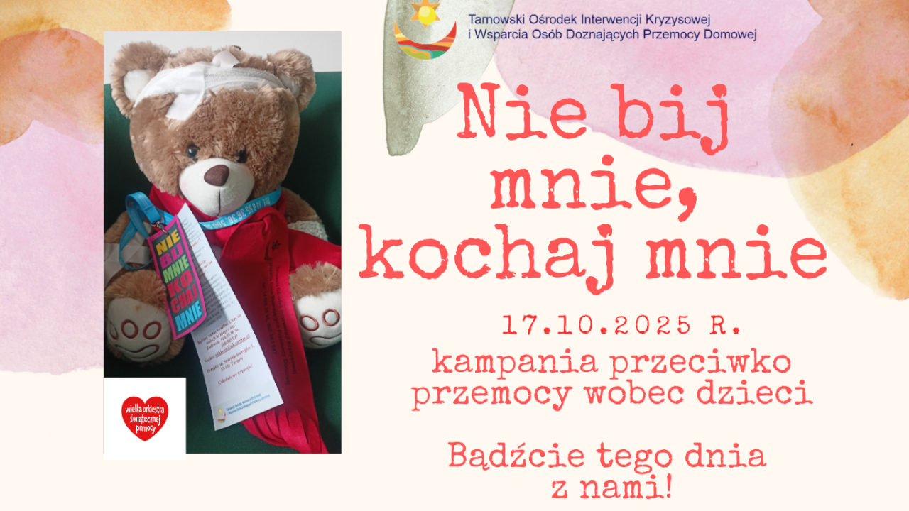 „Nie bij mnie, kochaj mnie.”