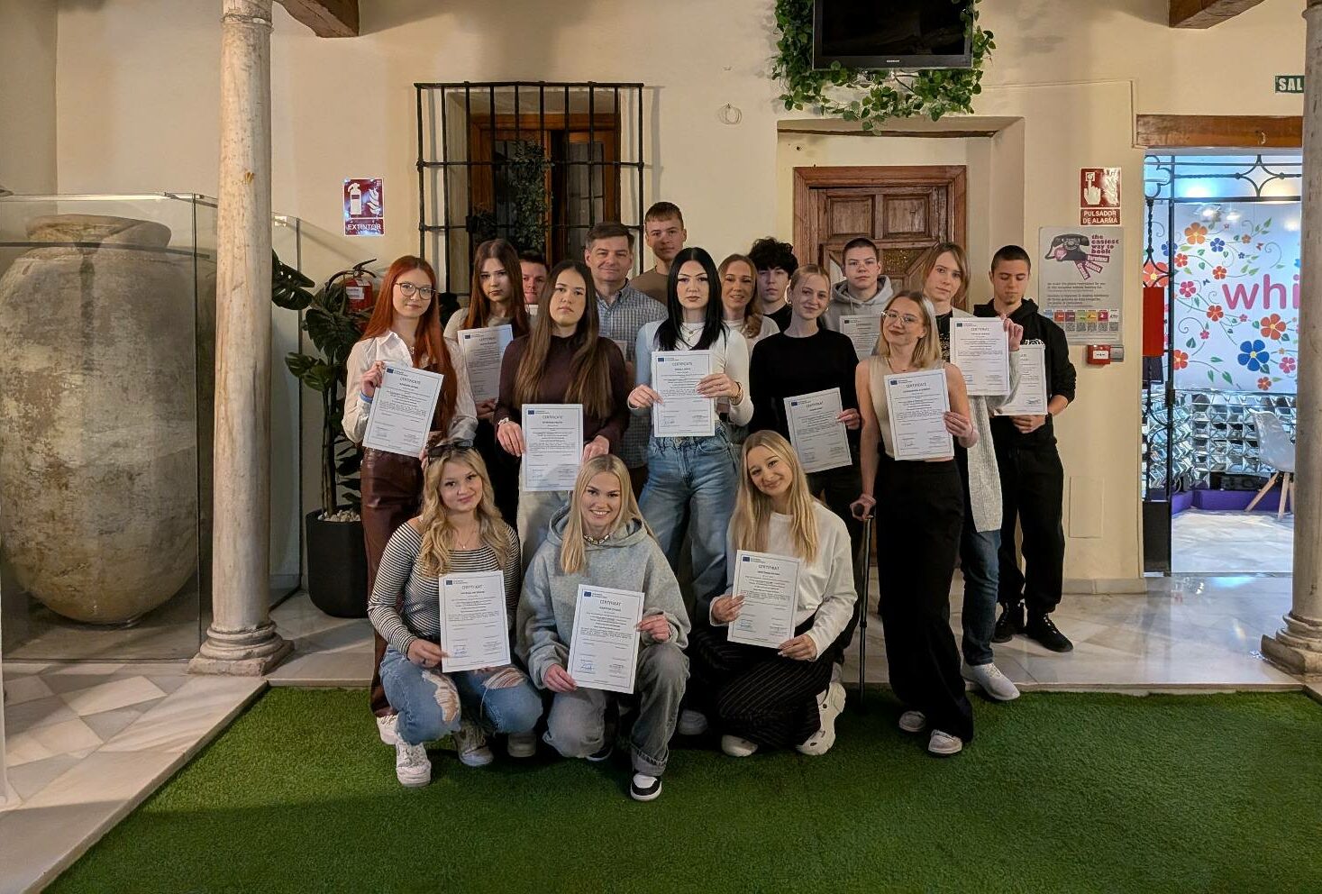 Uczennice i uczniowie naszej szkoły w projekcie Erasmus+