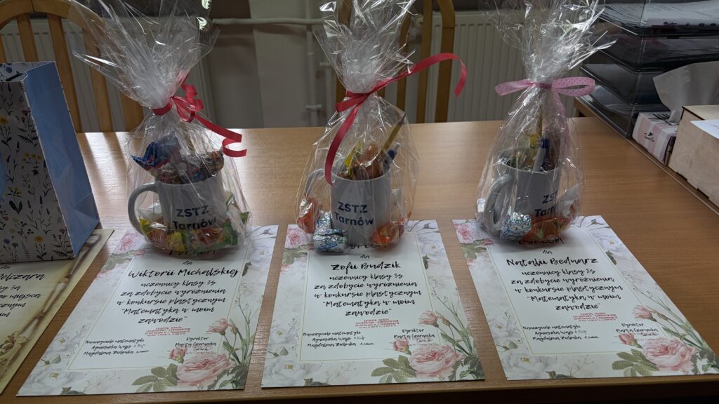Nagrody i dyplomy w konkursie