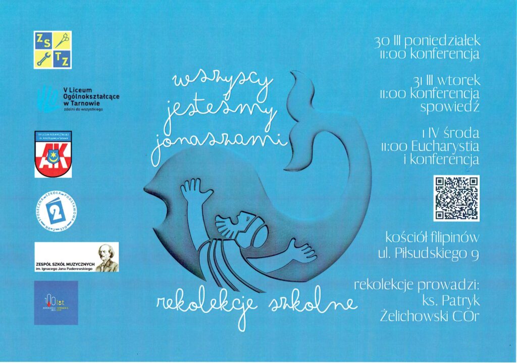 Rekolekcje szkolne w dniach 30.03.2026 do 01.04.2026